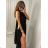 Women's Dress Long Straps Variable Tie (S/M/L/XL ONE SIZE) ITALIAN FASHION IMM223000HG - Fuchsia Pink - S/M