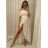 Carmen summer summer shoulder dress (UNI S / M) ITALIAN FASHION IMM20628 S/M Orange