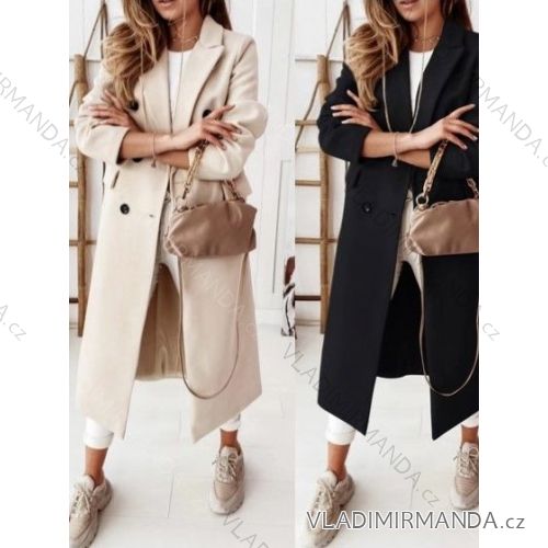 Women's Long Fluffy Long Sleeve Coat (S/M ONE SIZE) ITALIAN FASHION IMWB22251