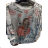 Women's oversize sweater with print (M / L ONE SIZE) ITALIAN FASHION IMB22RENA