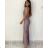 Šaty elegantní dlouhé bez rukávu dámské (S/M ONE SIZE) ITALSKá MóDA IMM22LS24047