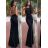 Women's elegant long dress with straps (S/M ONE SIZE) ITALIAN FASHION IMM22LS9714