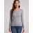 Women's Long Sleeve Knitted Sweater (S/M ONE SIZE) ITALIAN FASHION IMM22FD9073