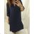 Women's Plus Size Long Sleeve Dress (XL/2XL ONE SIZE) ITALIAN FASHION IMC22546 XL/2XL black