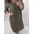 Women's Plus Size Long Sleeve Dress (XL/2XL ONE SIZE) ITALIAN FASHION IMC22546 XL/2XL black