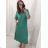 Women's Plus Size Long Sleeve Dress (XL/2XL ONE SIZE) ITALIAN FASHION IMC22546 XL/2XL black