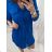 Dress - tunic long sleeve short sleeve (uni xl- 3xl) ITALIAN Fashion IMC22LENA L / XL Royal blue