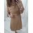 Dress with 3/4-sleeve ladies pocket (uni sl) ITALIAN Fashion IMWD20527 L / XL Brown light