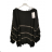 Women's Long Sleeve Knitted Cardigan (S/M ONE SIZE) ITALIAN FASHION IMPLI227095