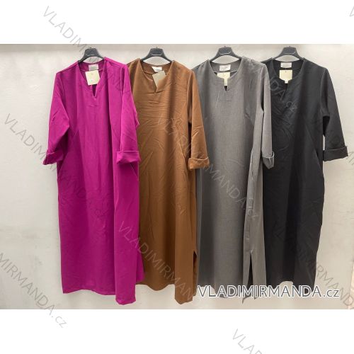 Women's Oversize Long Sleeve Dress (S/M ONE SIZE) ITALIAN FASHION IMPDY22LS18243