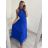 Women's Long Elegant Party Sleeveless Dress (S/M ONE SIZE) ITALIAN FASHION IMM22FS52701 S/M white