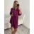 Women's Warm Long Sleeve Dress (L / XL ONE SIZE) ITALIAN FASHION IM421MIA