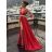 Long formal elegant ball gown dress (UNI s-m) ITALIAN FASHION IMM20FL5620