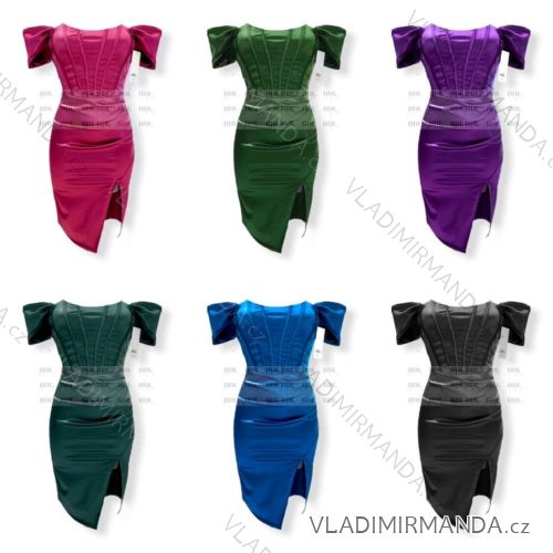 Women's elegant carmen dress (S/M ONE SIZE) ITALIAN FASHION IMPHD2223338-1