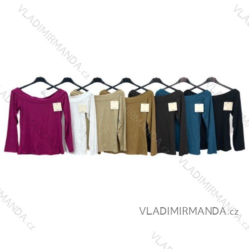 Women's Long Sleeve Tunic/T-Shirt (S/M ONE SIZE) ITALIAN FASHION IMPLM22113700045