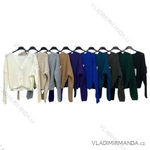 Women's Long Sleeve Button Up Sweater (S/M ONE SIZE) ITALIAN FASHION IMPLM22227850075