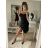 Women's elegant party long sleeve dress (S/M ONE SIZE) ITALIAN FASHION IM322282