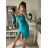 Women's elegant party long sleeve dress (S/M ONE SIZE) ITALIAN FASHION IM322282