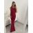 Women's elegant long dress with straps (S/M ONE SIZE) ITALIAN FASHION IMM22LS9714