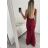 Women's elegant long dress with straps (S/M ONE SIZE) ITALIAN FASHION IMM22LS9714