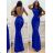 Women's elegant long dress with straps (S/M ONE SIZE) ITALIAN FASHION IMM22LS9714 Wine S/M