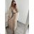 Elegant icecool long strapless dress for women (S / M ONE SIZE) ITALIAN FASHION IMM22921 cherry S/M