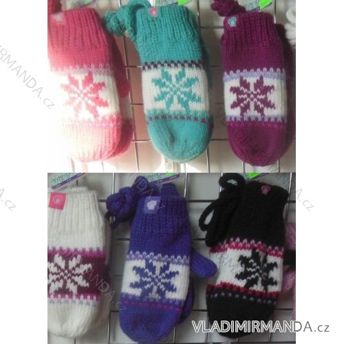 Gloves knitted hot winter baby boys girls and boys (one size) ECHT C002
