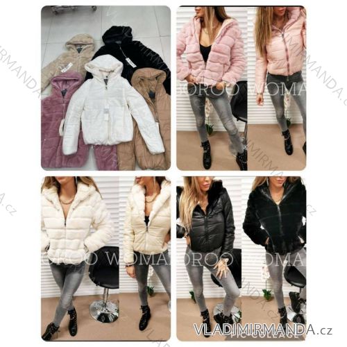 Women's Long Sleeve Fur Jacket (S-2XL) ITALIAN FASHION IMWC223330