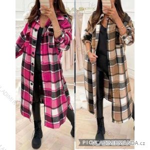 Autumn Women's Flannel Coat (S/M ONE SIZE) ITALIAN FASHION IMWC223331