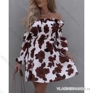 Women's Carmen Long Sleeve Dress (S/M ONE SIZE) ITALIAN FASHION IMWGS223370