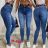 Jeans long high waist women (M-4XL) JEANS JAW216571