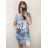 Women's short sleeve dress oversized (L-3XL) POLISH FASHION PMF20013