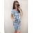 Women's short sleeve dress oversized (L-3XL) POLISH FASHION PMF20013