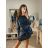 Elegant mini long sleeve dress for women (UNI S / M) ITALIAN FASHION IMM20928 béžová S/M