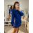 Elegant mini long sleeve dress for women (UNI S / M) ITALIAN FASHION IMM20928 béžová S/M