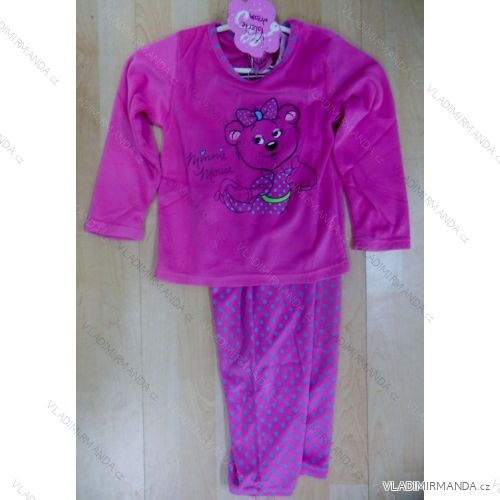 Pajamas long warm velvet teen girl (134-164) VALERIE DREAM GB-4947S
