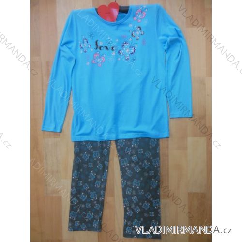 Ladies pajamas long (m-xxl) IRIS FLOWER 26-610
