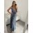 Women's elegant long dress with straps (S/M ONE SIZE) ITALIAN FASHION IMM22LS9714