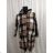 Women's coat (2X/3XL ONE SIZE) Italian fashion IM822franscesca