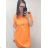 T-shirt short sleeve women's (uni L / XL) ITALIAN FASHION IM2202141 XL/2XL Orange