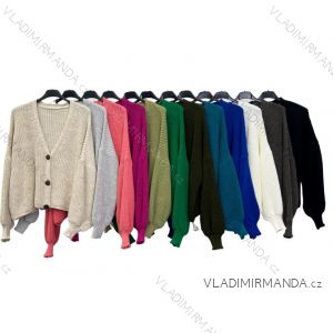 Women's Long Sleeve Button Up Knitted Sweater (S/M ONE SIZE) ITALIAN FASHION IMPLM22127600085