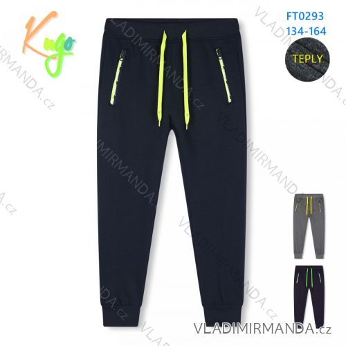 Long warm tracksuits for boys (134-164) KUGO FT0293