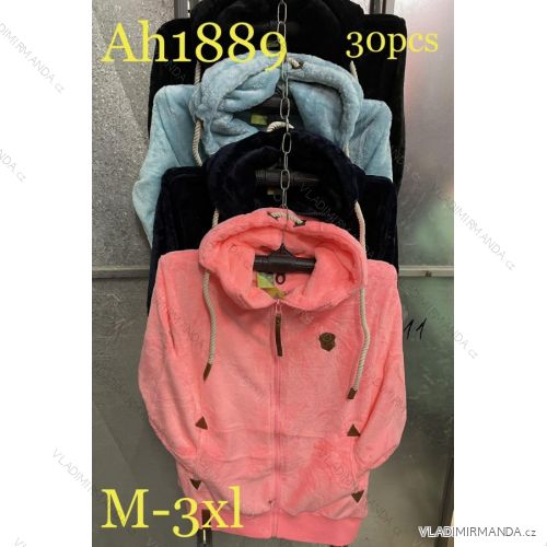 Sweatshirt warm velvet zipper women (m-3xl) VINTE VIN19AH-1889