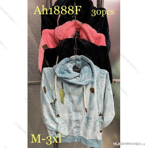 Sweatshirt warm velvet zipper women (m-3xl) VINTE VIN19AH-1888