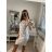 Šaty pouzdrové společenské elegantní bez rukávů dámské (S-2XL) ITALSKÁ MÓDA IMM211077A white L