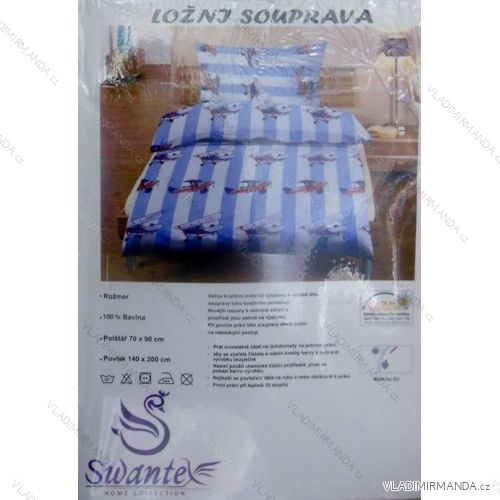 Bedding set jersey sheet cotton (70x90 + 140x200) HAT HT016
