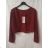 Elegant ladies bolero (uni sl) ITALIAN Fashion IMC18343 red M / L