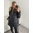 Women's Winter Jacket Plus Size (44-52) POLISH FASHION PMWB22H-205-1 black 50