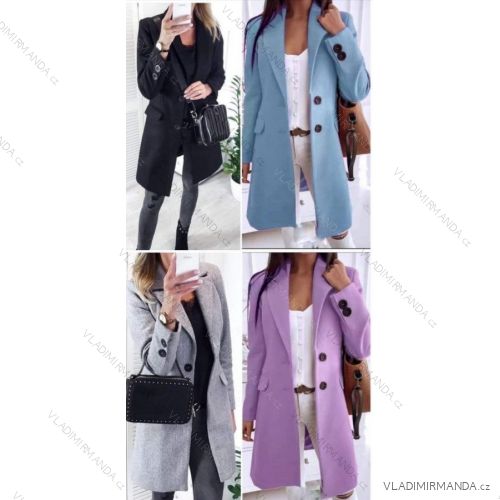 Women's Autumn Long Sleeve Coat (S/M ONE SIZE) ITALIAN FASHION IMPLM22818000019