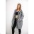 Women's Autumn Long Sleeve Coat (S/M ONE SIZE) ITALIAN FASHION IMPLM22818000019